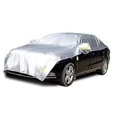 Half Car Cover All Weather Car Body Cover Sunshade Cover Snow Cover Waterproof
