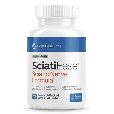 Nerve Health, Sciatic Nerve Support Supplement for Pain Relief & 120 Capsules