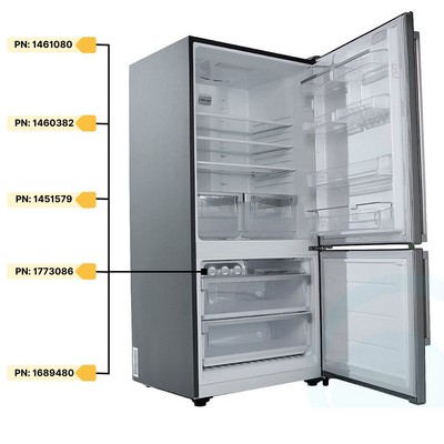 TWIST ICE TRAY(TRIPLE) FOR WESTINGHOUSE WBM5100WC-925042709 FRIDGE|PN:1689480