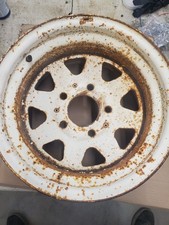 1978 1979 Ford Bronco F150 15x8 white wagon spoke steel wheel factory original