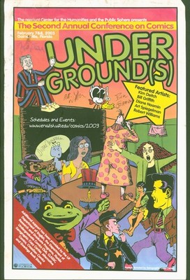 UNIQUE! Comic Event Poster SIGNED by Deitch/Griffith/Noomin/Williams (2003) A1