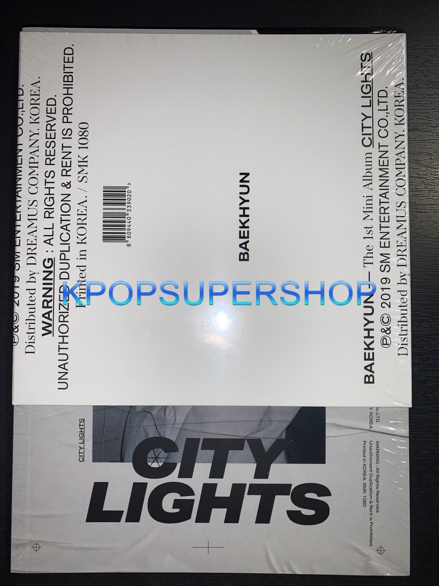 Baekhyun 1st Mini Album City Lights CD Photocard New Sealed