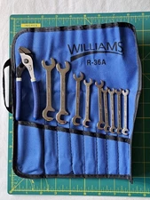 WILLIAMS MWS-1110 Miniature Wrench and Pliers Set, Metric (Made in USA)