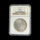 1881-S Morgan Silver Dollar $1 NGC MS65 - 0378
