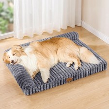 Orthopedic Large Dog Bed Furry Pet Bed, Washable Cover 36''X24''