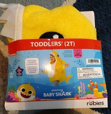 Baby Shark Toddler Halloween Costume Size 2T NEW