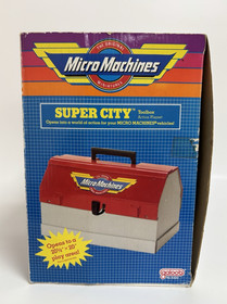 Galoob Micro Machines Super City Playset 6420 1989 INCOMPLETE BOXED