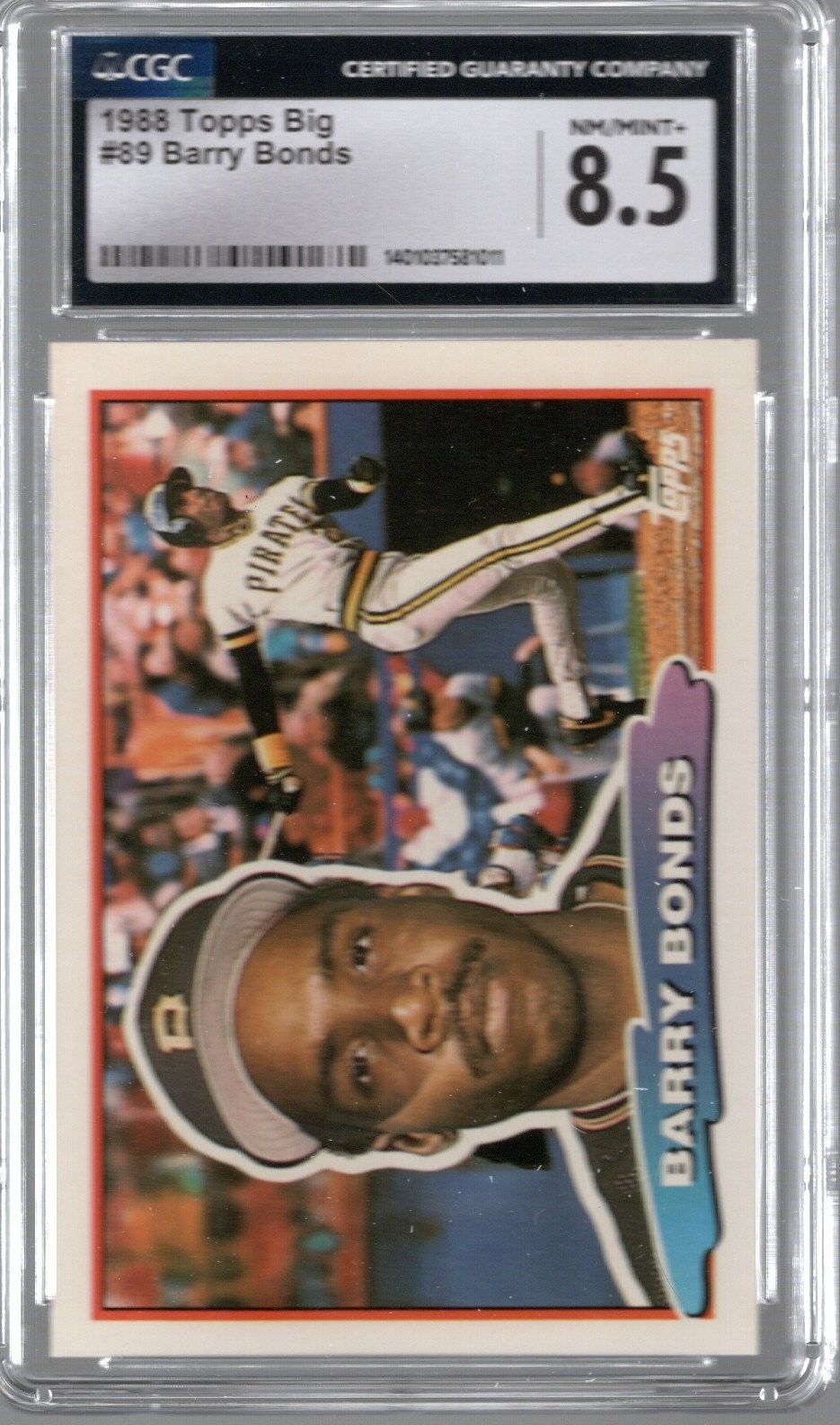 Barry Bonds 1988 Topps Big #89 CGC 8.5