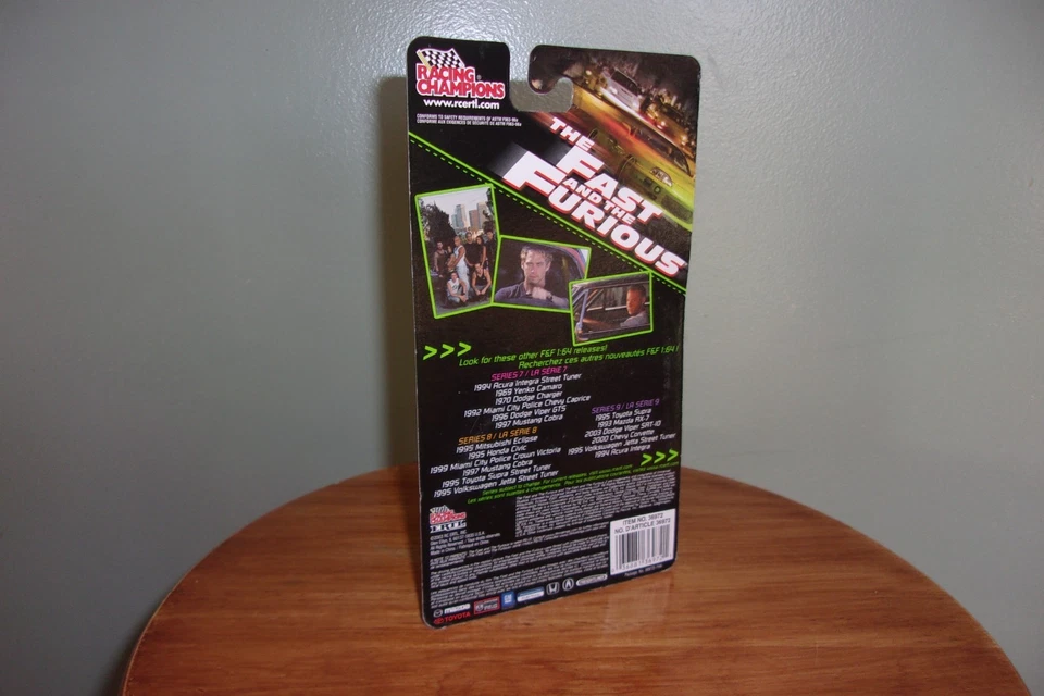 Fast And The Furious (2002) Racing Champions Gold 1995 Toyota Supra Series 9 - Image 2 of 3