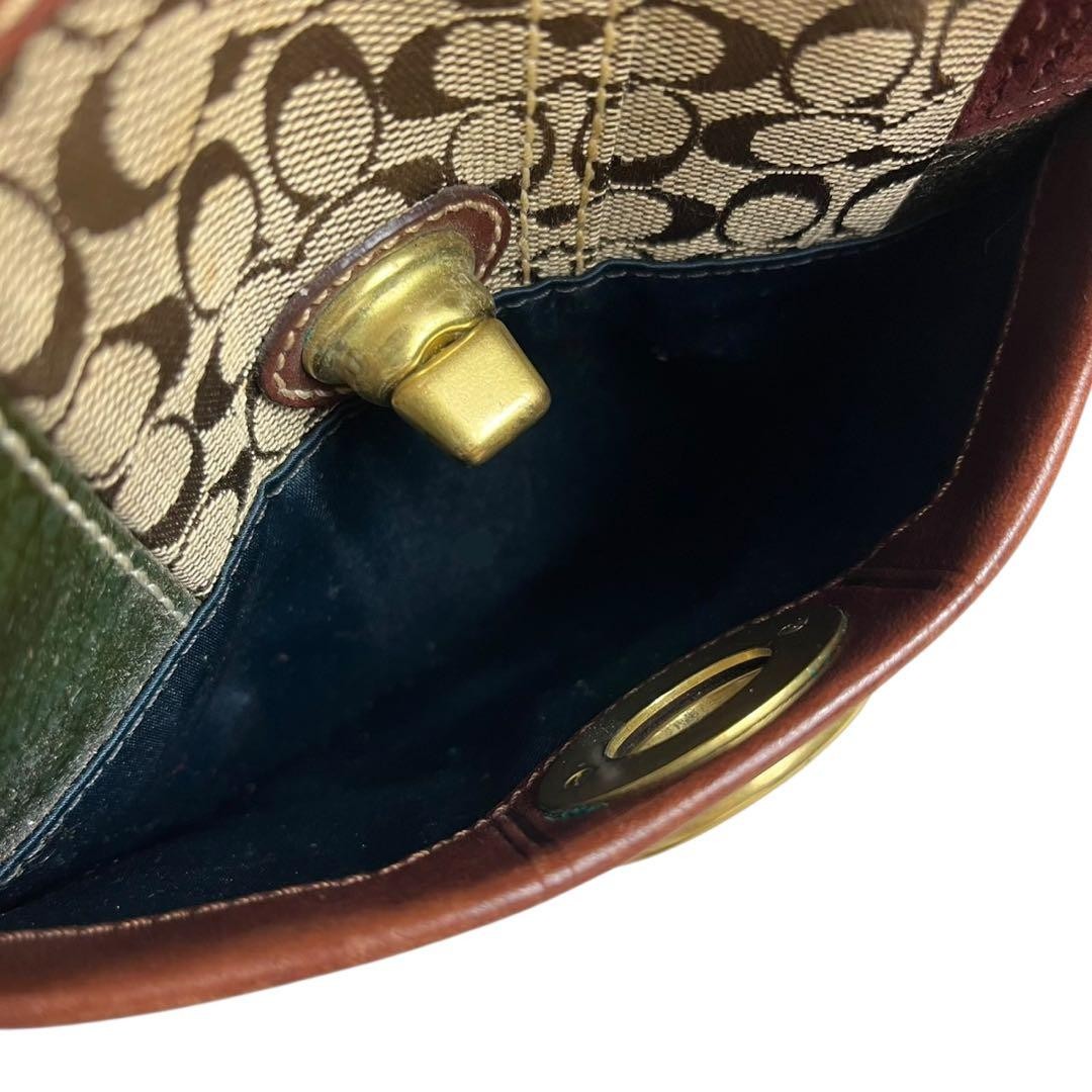 COACH Patchwork Leather Logo Tote Bag Multi-Color… - image 12