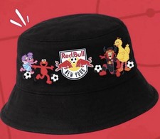New York Red Bulls Soccer Bucket Hat Red Blac...