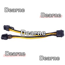 PCI-E 8-pin to 2x 6 2-pin PCIe Power Splitter Cable PCI Express 18 AWG