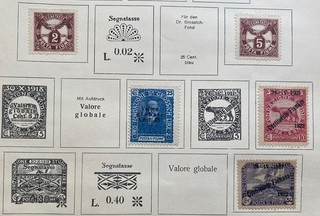 Fiume 1919/20 MH Group Stuck On Page FI 02