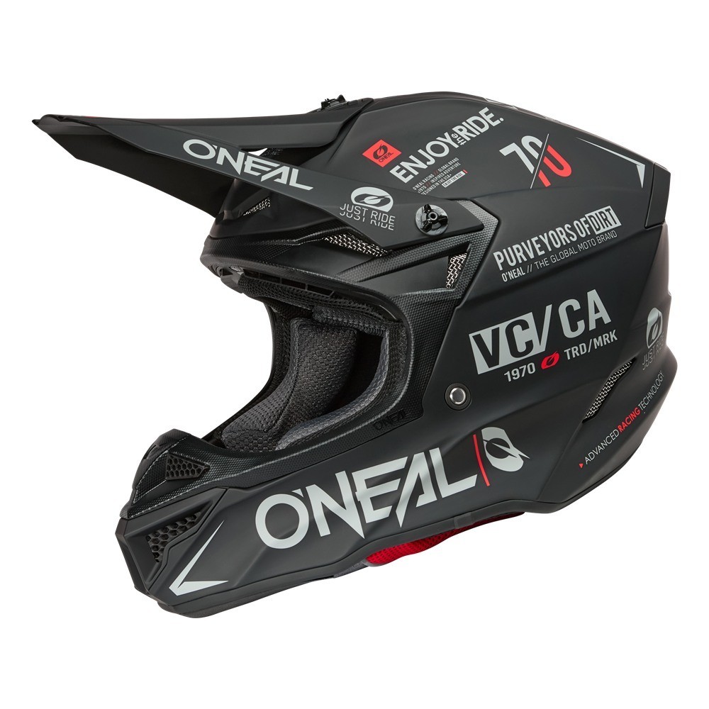 O'NEAL 2026 5 SRS Motocross Offroad Helmet Brand Black/Gray | eBay