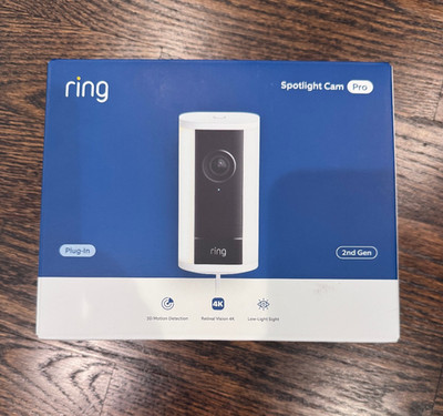 Ring 4K Spotlight Cam Pro (Newest Model) 2nd Gen BRAND NEW FACTORY SEALED