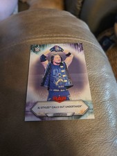 2021 Topps WWE #35 AJ Styles Calls Out Undertaker wrestling card