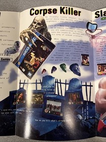 SEGA CD Print Ad pamphlet Digital Pictures Corpse Killer Slam City Supreme City