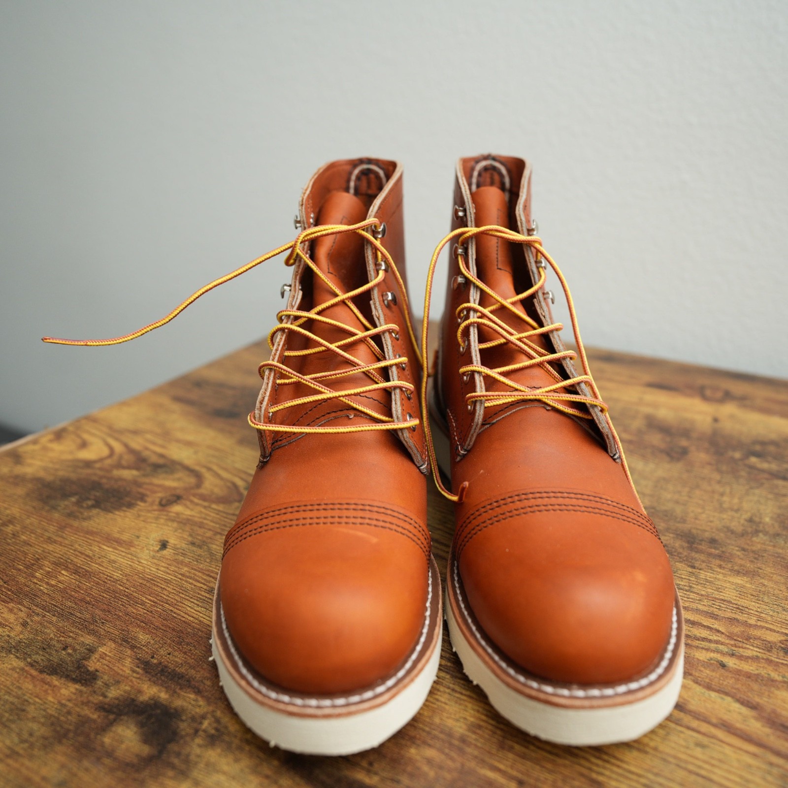 Red Wing Iron Ranger 8089 6" Boots Men Oro Legacy Oiled Leather Traction Tred 9