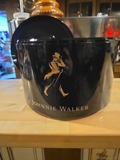 Johnnie Walker Scotch Whisky Eisbox Icebucket Kunststoff schwarz 3-teilig 1337
