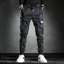 Combat Streetwear Trousers Man Casual Jogger Pants Sweatpants Cargo