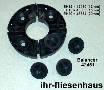 10Stück Balancer kippbar für Stelzlager EH12, EH15 und EH20 für Terrassenplatten