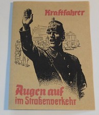 Kraftfahrer 1944 Wehrmacht Flugblatt Augen Auf Krieg 3.Reich Wh WW2 Leaflet 360