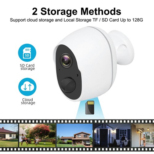Cámara de seguridad WIFI exterior inalámbrica WiFi HD 1080P cámara de video alimentada por batería - Imagen 15 de 27