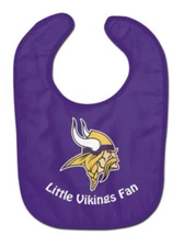 NEW Minnesota Vikings All-Pro Baby Bib NFL Newborn Polyester Terrycloth