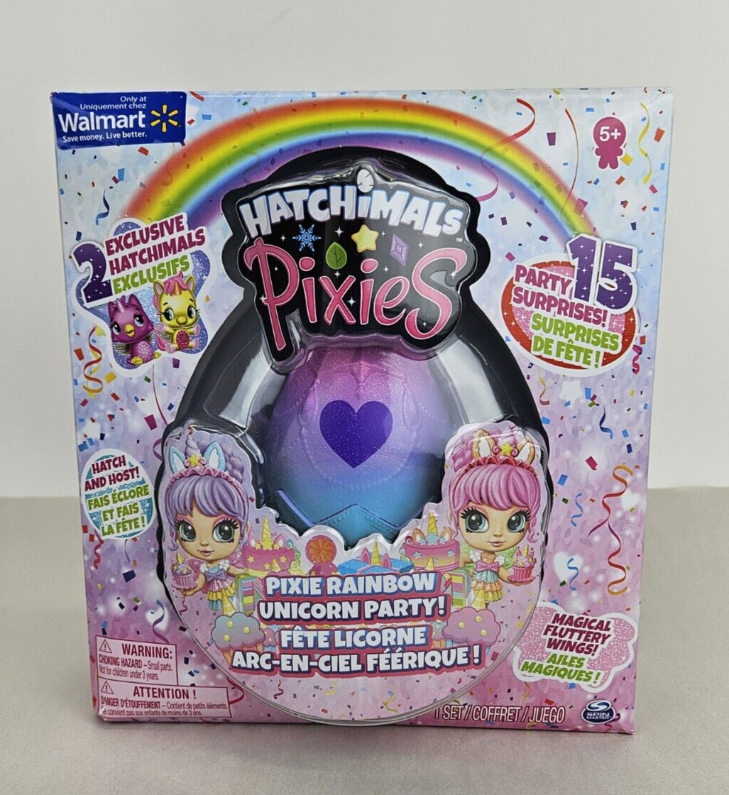 Buy Hatchimals Pixies Walmart Rainbow Unicorn Party Doll