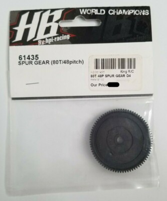 Hot Bodies 61435 Spur Gear 80T Tooth 48P Pitch RC Part D4 Vintage NEW