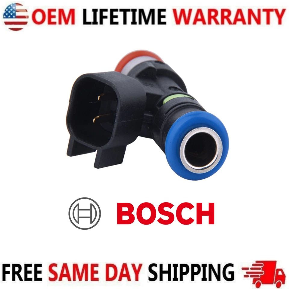 Inyectores de combustible BOSCH 4 orificios actualización x6 para Mazda Ford Mercury Land Rover 2005-11 Foto 4 de 4