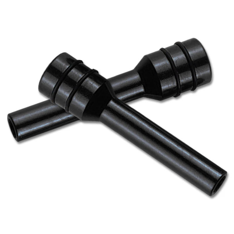 2x Acessórios pretos para tampa de pinos de trava de porta interna automática para carro - Imagem 4 de 4