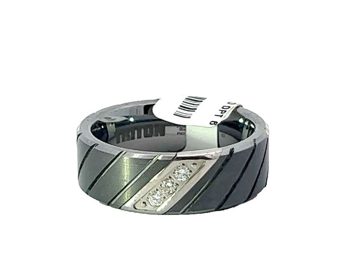 Joyería de tungsteno Triton Diamante para hombres