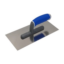 Glättekelle 270x130mm DEWEPRO Edelstahl Kelle 3K-Griff Glattkelle Aufziehkelle