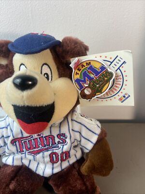 Bear Minnesota Twins Mascot Beanbag Plush (NWT) TEAM