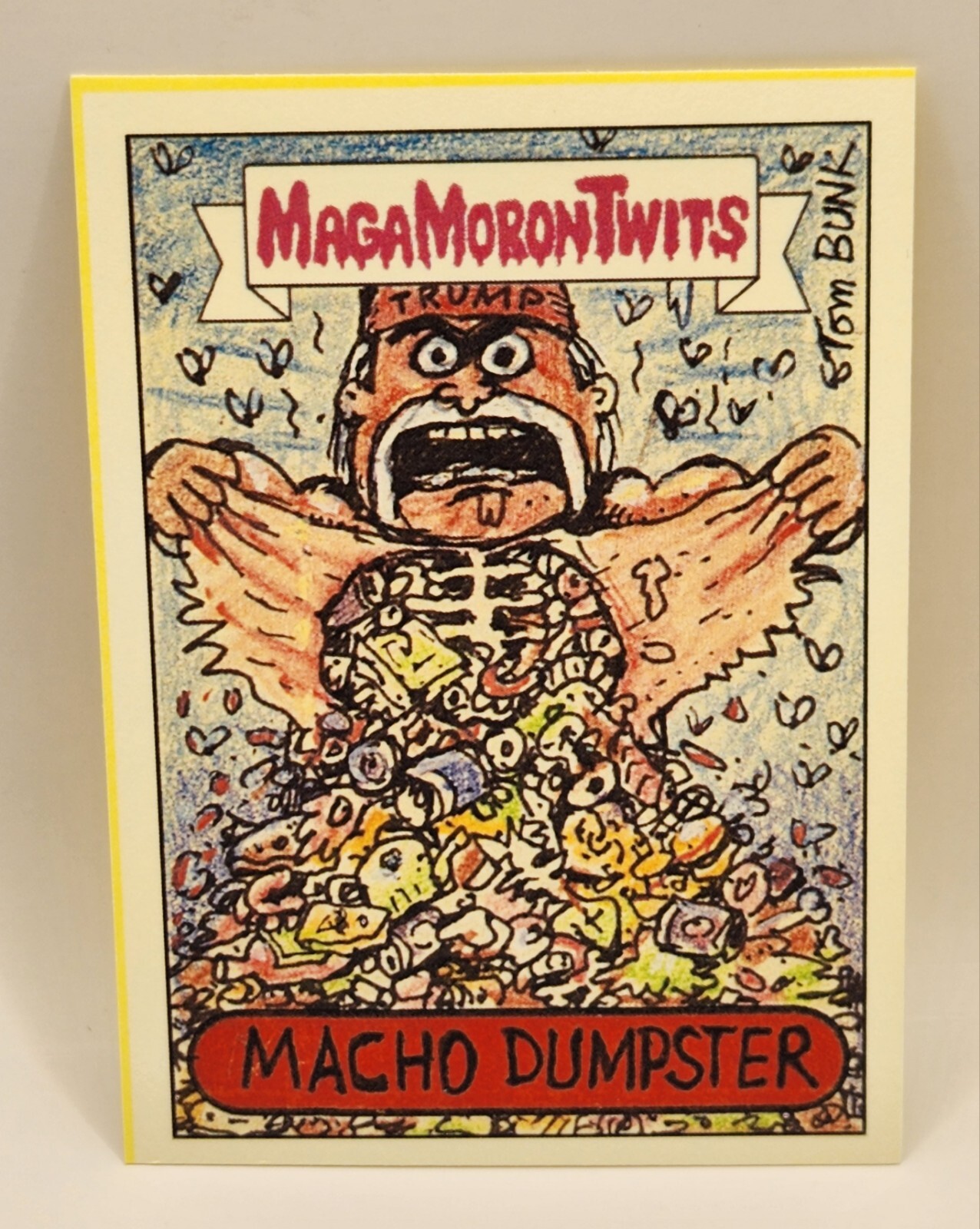 2024 Series 2 MAGA Donald Trump Signed Card by Tom Bunk