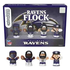 Fisher-Price Little People Baltimore Ravens Four-Piece NFL Collector Set