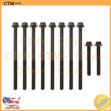 Cylinder Head Bolts For 96-02 Chevrolet Pontiac Oldsmobile Buick 2.4l I4 Malibu