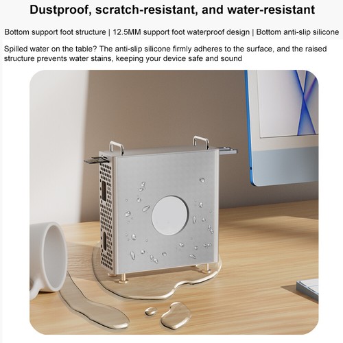 For Mac Mini M4/M4 Pro 2024 aluminum Vertical Computer Case Bracket - Photo 5/15