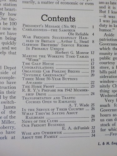 Louisville & Nashville Employee Magazine L&N 1942 September - Picture 2 of 2