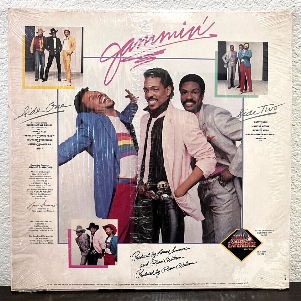 GAP BAND - V Jammin' (Party Train) - 12" Vinyl Record LP - EX - Image 2 of 3