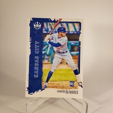 2021 Diamond Kings Base #45 Edward Olivares Kansas City Royals RC
