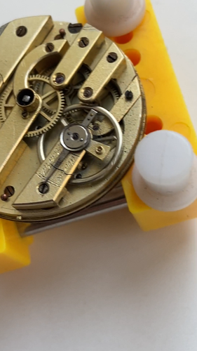 VINTAGE POCKET WATCH PARTS MOVMENT RARE NOT WORKING DEPOSEE ART DECO - Video 1 of 1