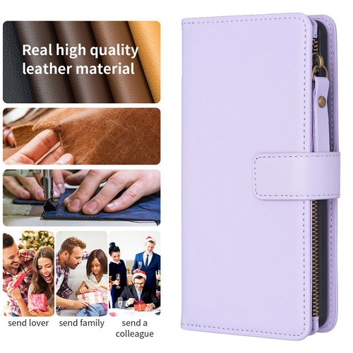 For Nokia G42 G22 G21 Case C12 C22 C32 PU Leather Zipper Multi Card Wallet Cover - Picture 69 of 71