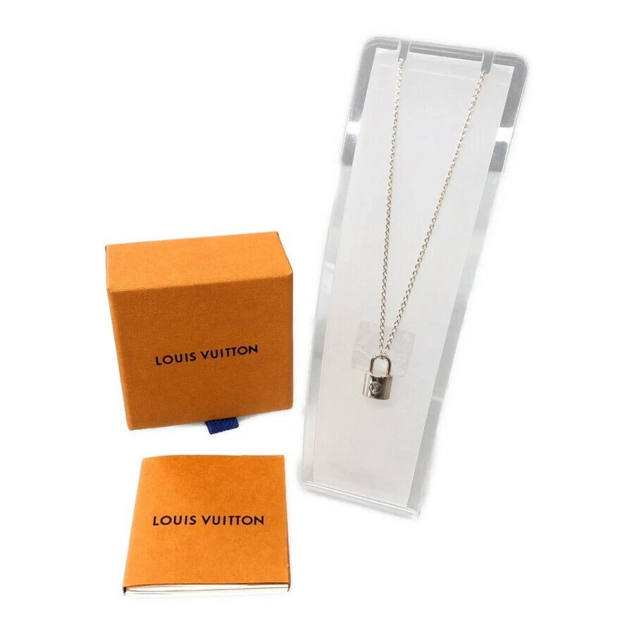 Louis Vuitton, Jewelry, Silver Louis Vuitton Lock Pendant