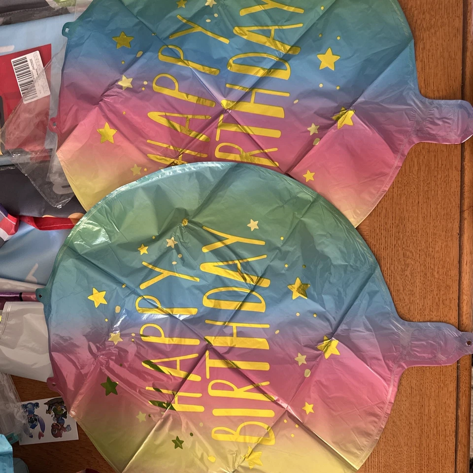 Lote de 5 globos de fiesta de unicornio grandes de aluminio para fiesta de cumpleaños Foto 2 de 4