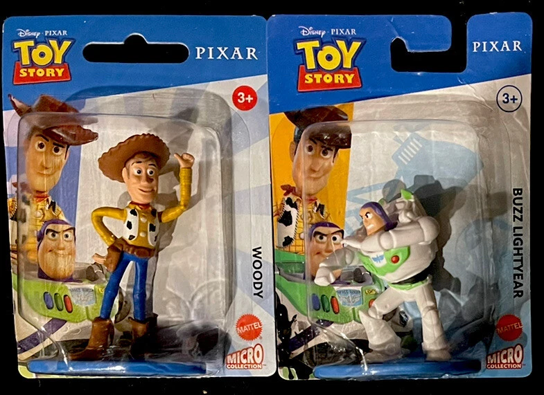 Disney Pixar Toy Story Retro 7 Woody And Buzz Lightyear Action