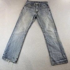 Flypaper Jeans Men's Sz 29X32 Blue Wash VTG Bootcut 100% Cotton Durable Fire