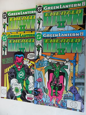 4 x Comic US - Green Lantern   Emerald II - # 1-4 - DC -  Z. 1/1-