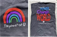 1997 XXL T Shirt AMPLACO Group The Power of U Double Sided Graphics USA